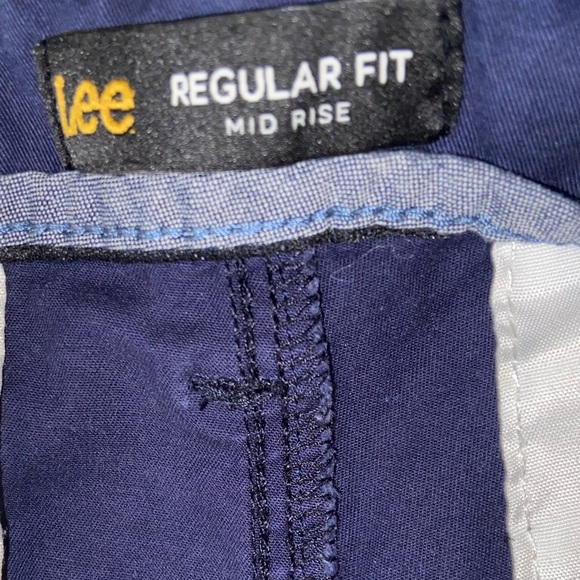 Regular fit mid rise riders blue biker fold shorts cute golf style y2k bottoms - Picture 4 of 10